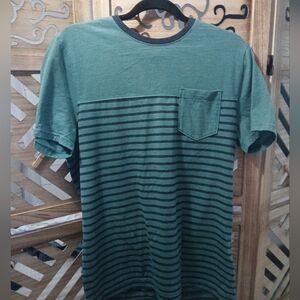 Banana Republic "Vintage T" Gree. Stripped